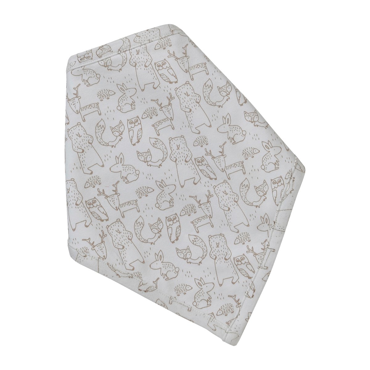 Ensemble bonnet + moufles + foulard + sac bébé imprimé taupe, VERTBAUDET