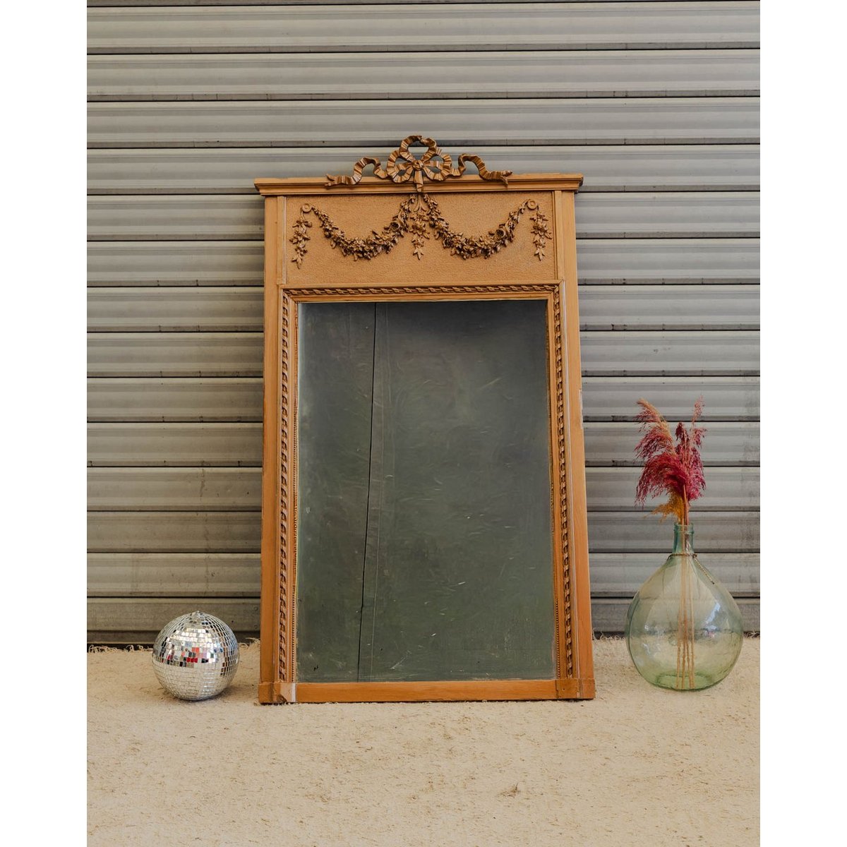 Miroir trumeau doré Georges N°1471 - Bon état doré, DEBONGOUT