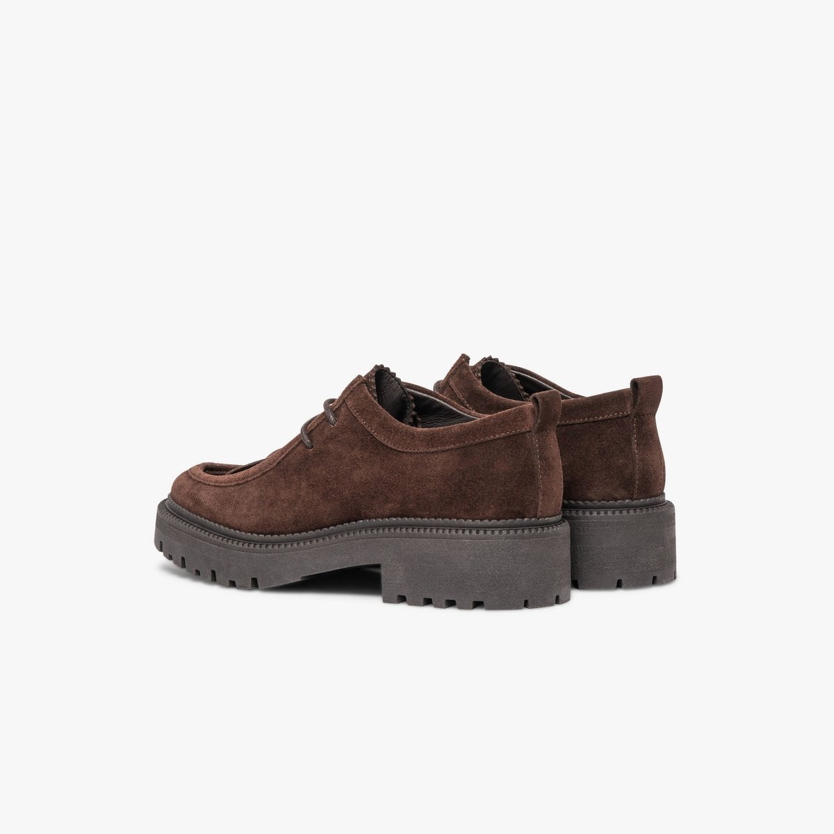 Derby en cuir CARRYLIE marron chocolat, BOCAGE