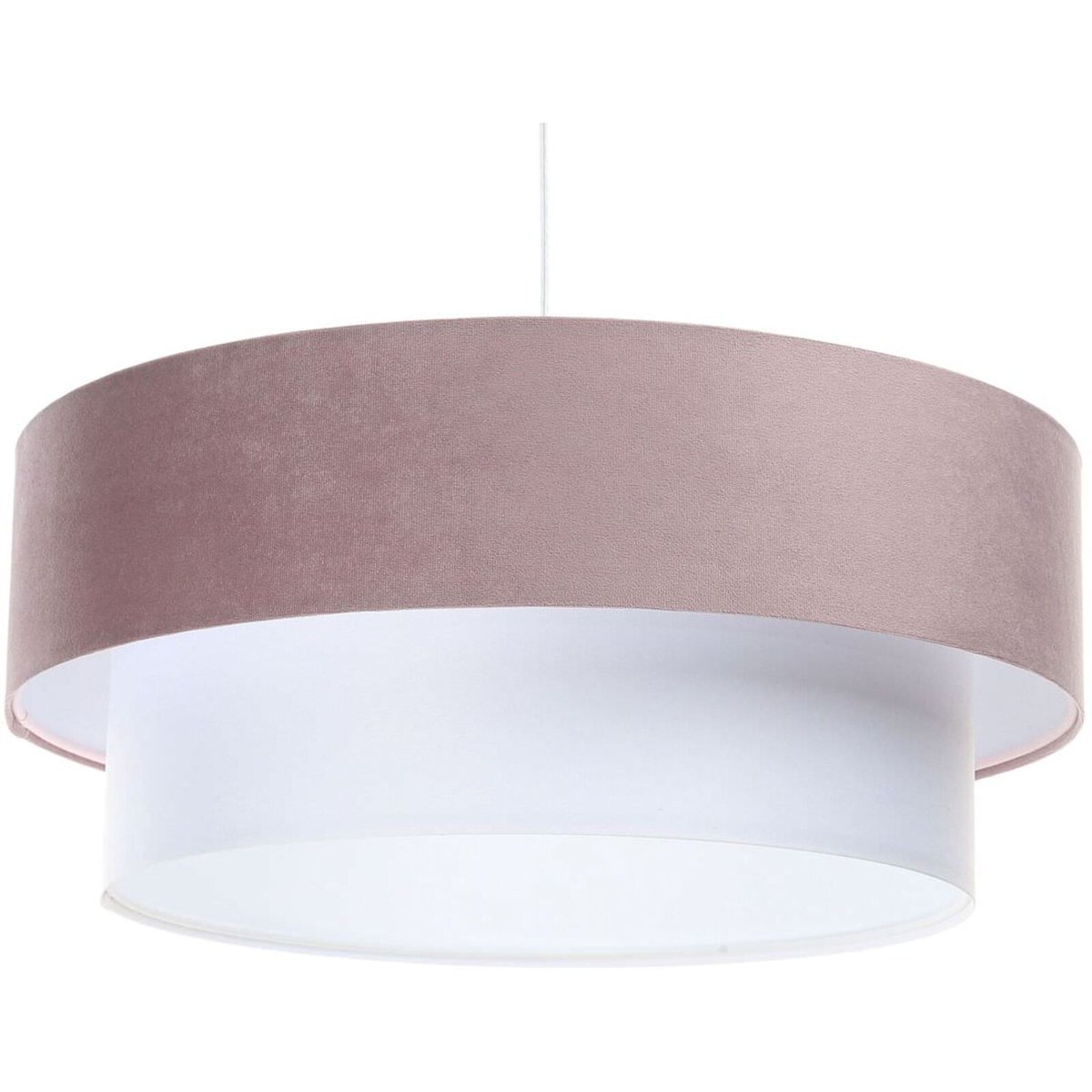 Suspension en velours, DUO ÉLÉGANT velours taupe intérieur blanc, BPS KONCEPT
