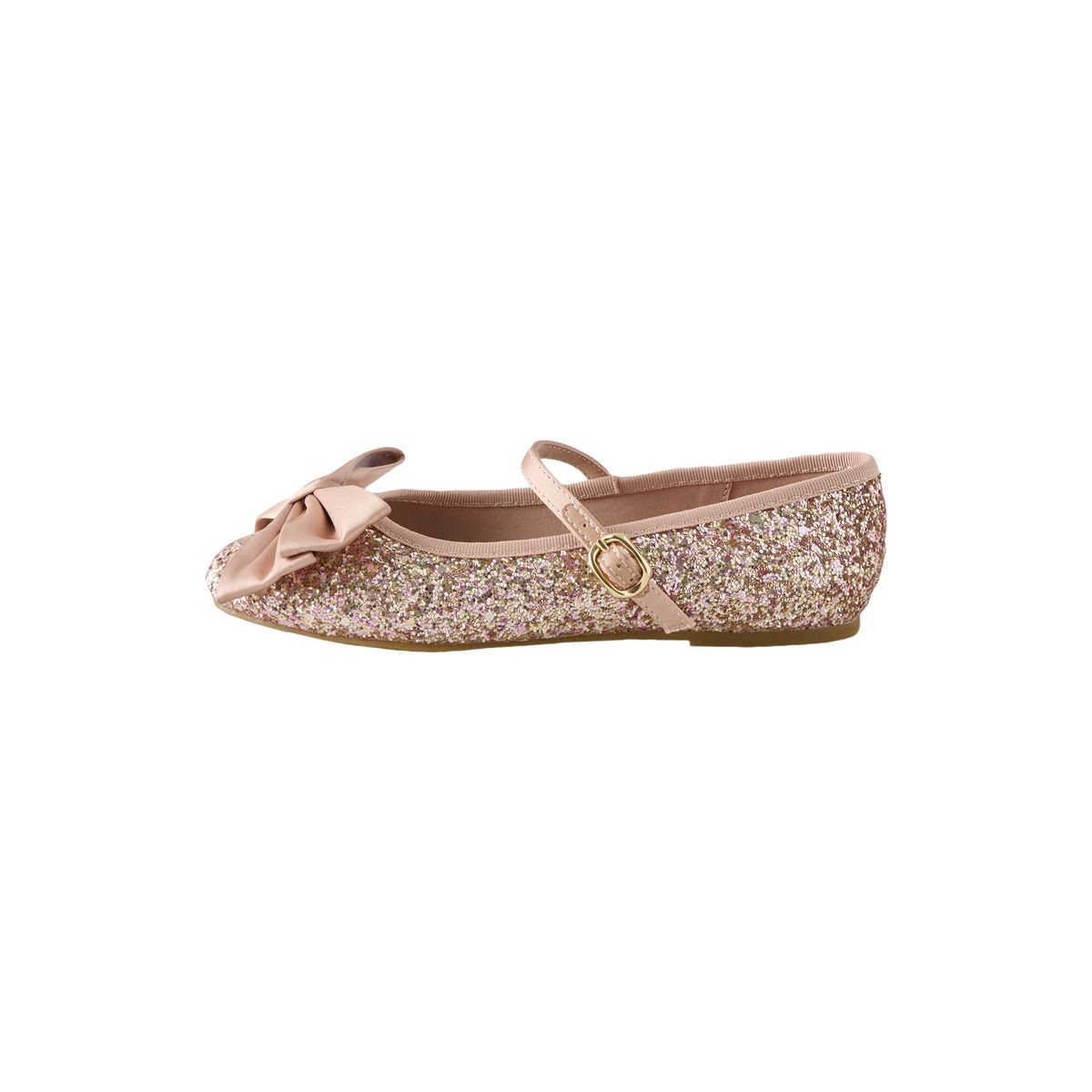 Chaussures avec nœud mary jane or rose, NEXT