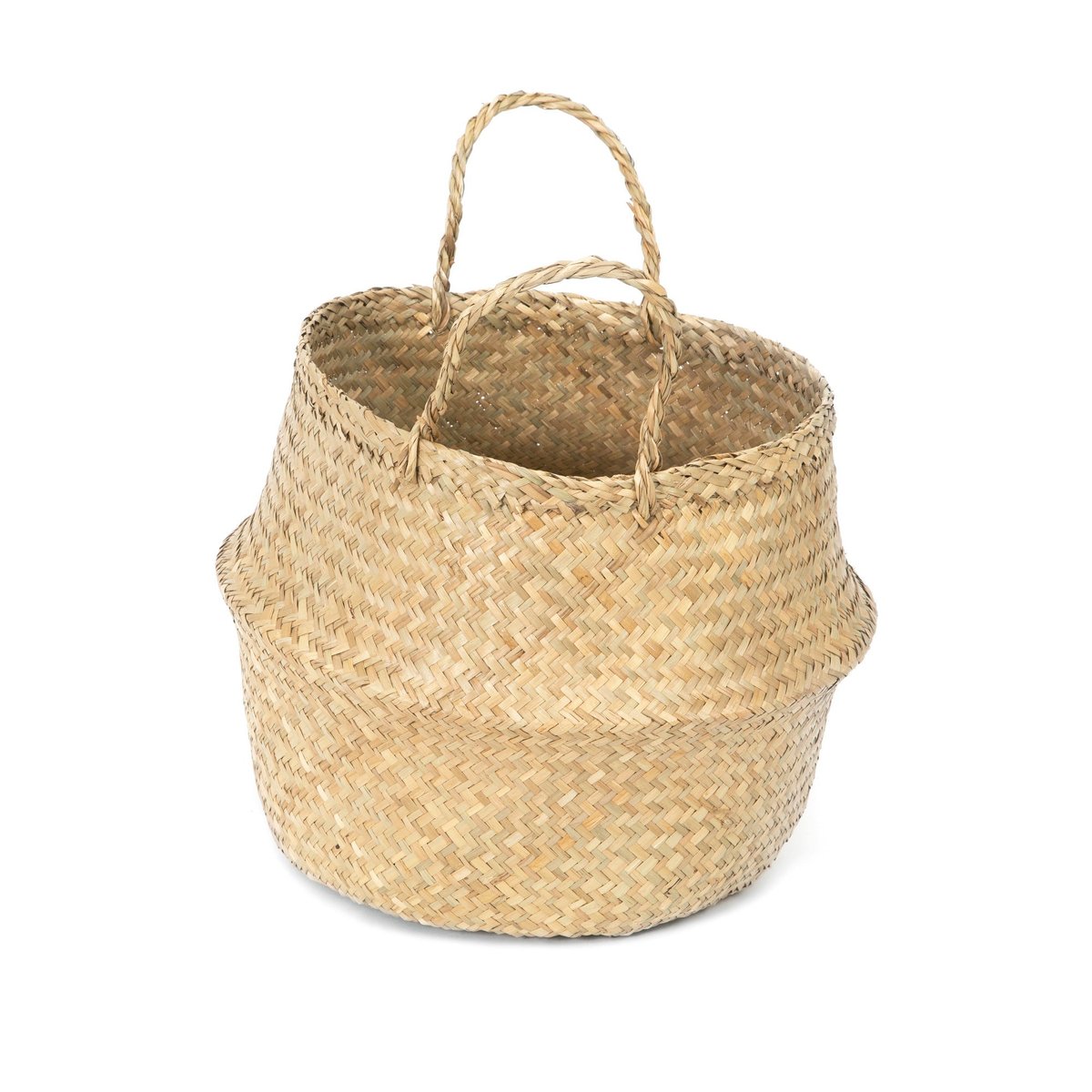 COMPACTOR - Panier de rangement naturel BELLY M - 35 x 35 x H.32 cm - Beige naturel, COMPACTOR