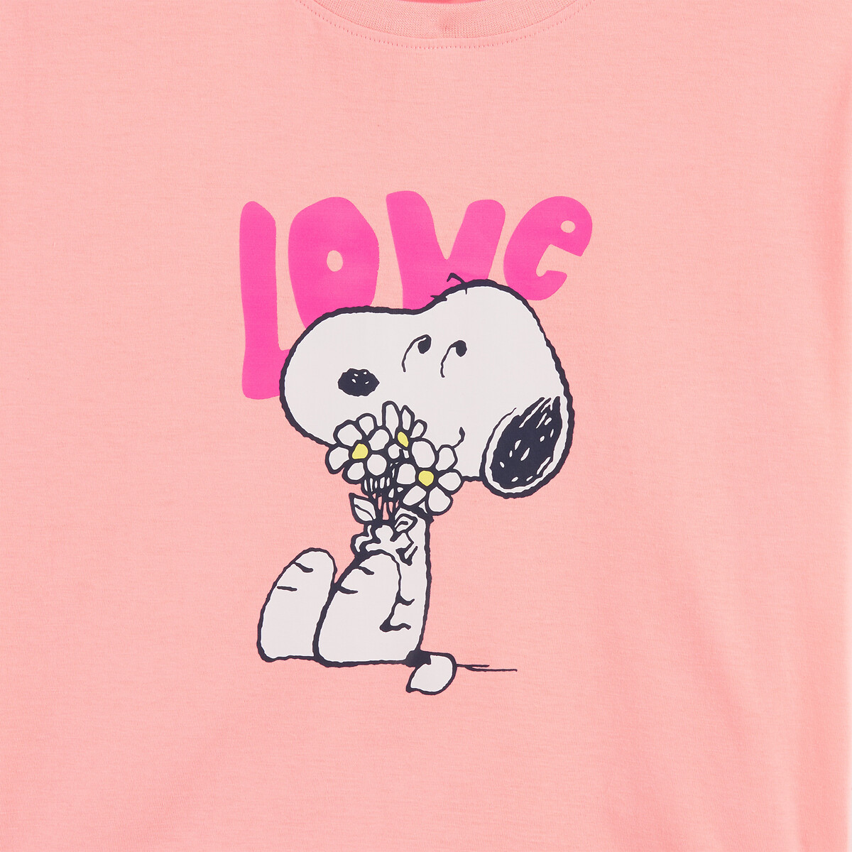 Pyjashort Snoopy rose, SNOOPY