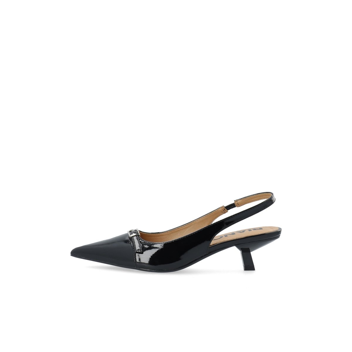 Chaussures À Bride Arrière noir - blackpatent1, BIANCO