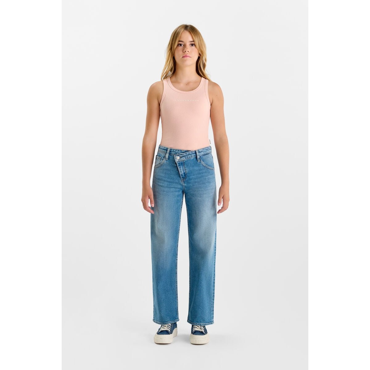 Jeans droite CARRY, longueur 34 blue, LE TEMPS DES CERISES