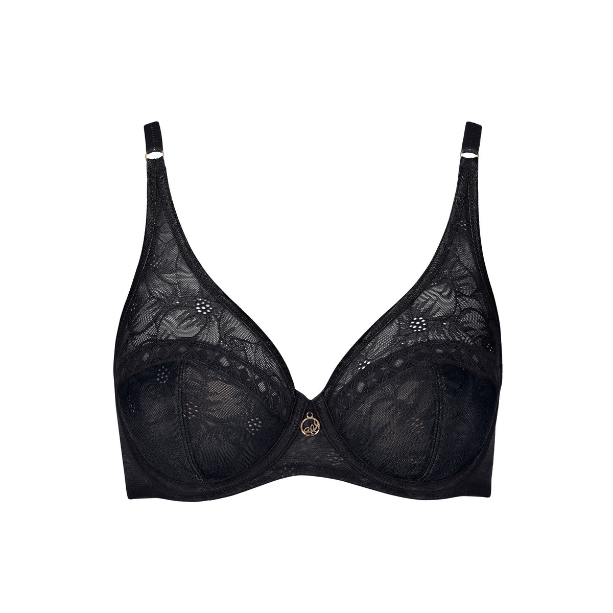 Soutien-gorge armaturé Joanne noir, LISCA