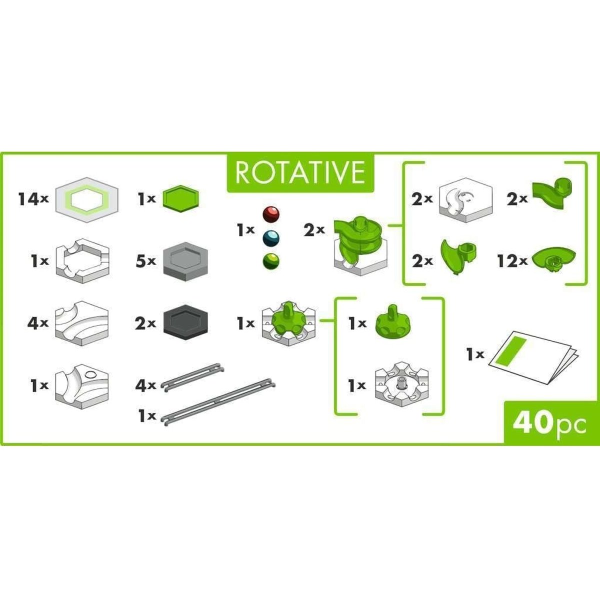Gravitrax - GO Rotative blanc, RAVENSBURGER