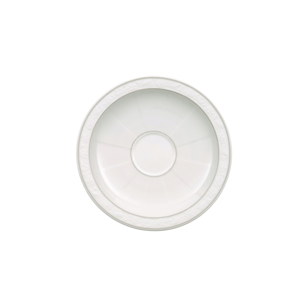 Soucoupe Tasse Moka GRAY PEARL couleur unique, VILLEROY & BOCH SIGNATURE