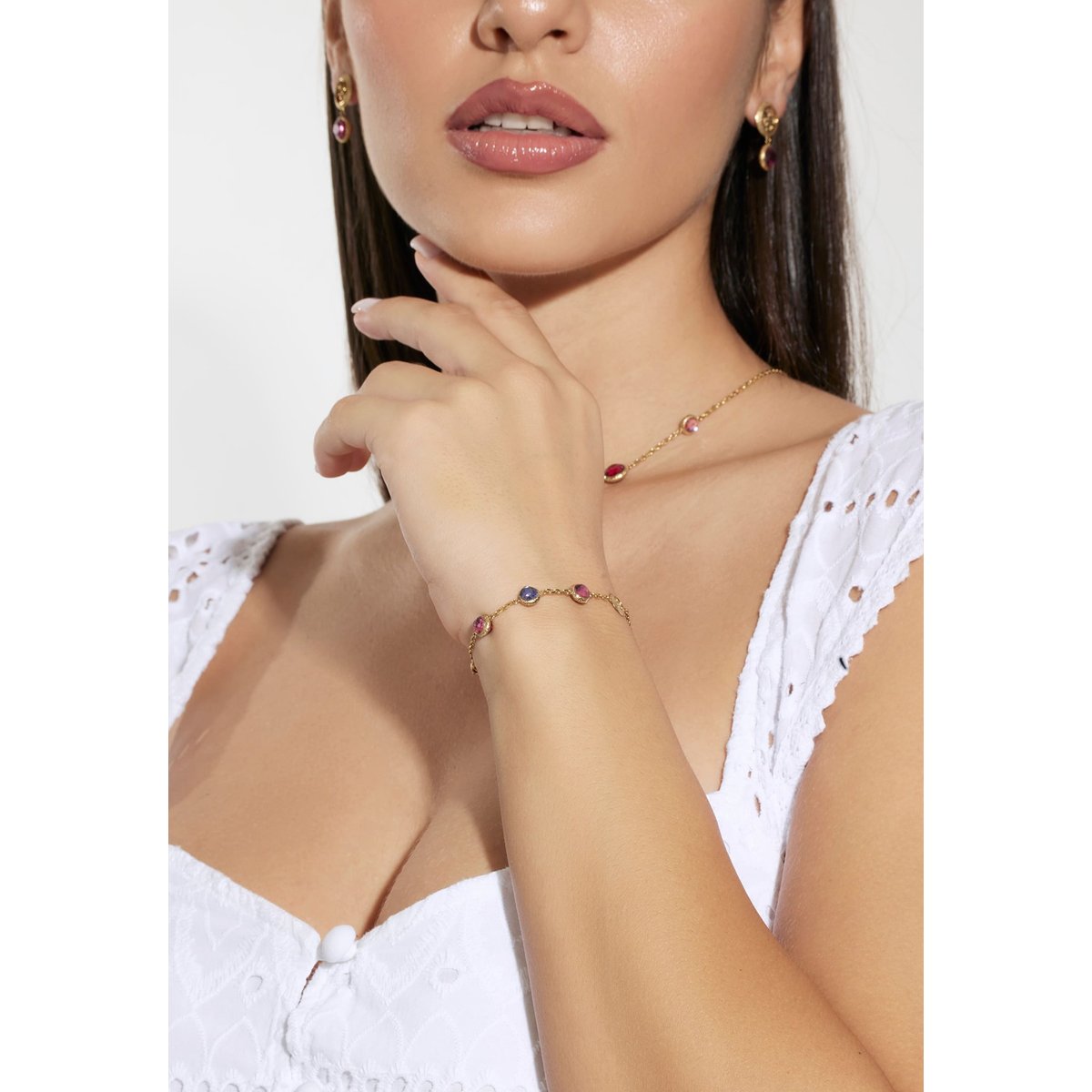 Bracelet Petra fuchsia, GUESS