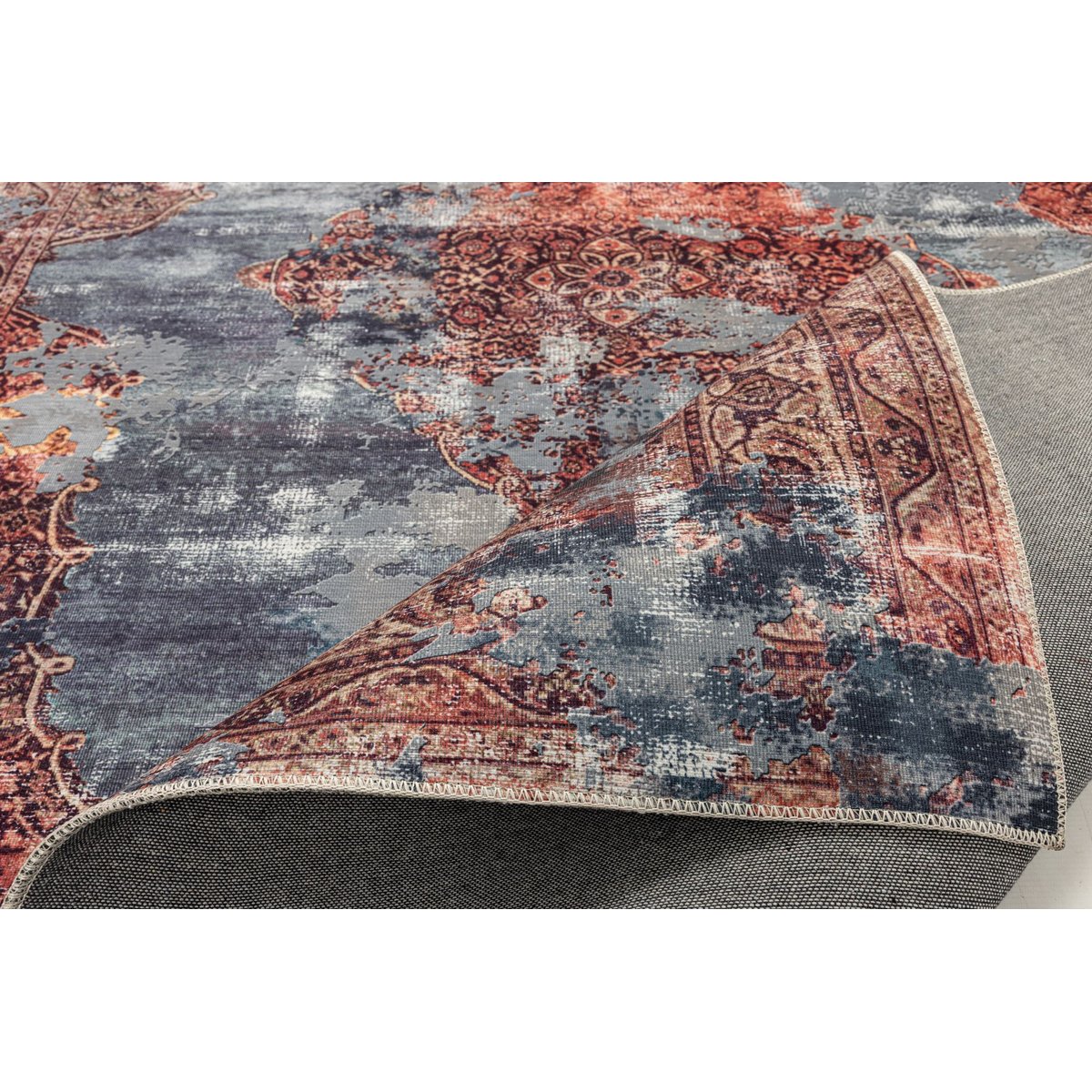 Tapis de salon imprimé - CECILIA orange, GINO FALCONE