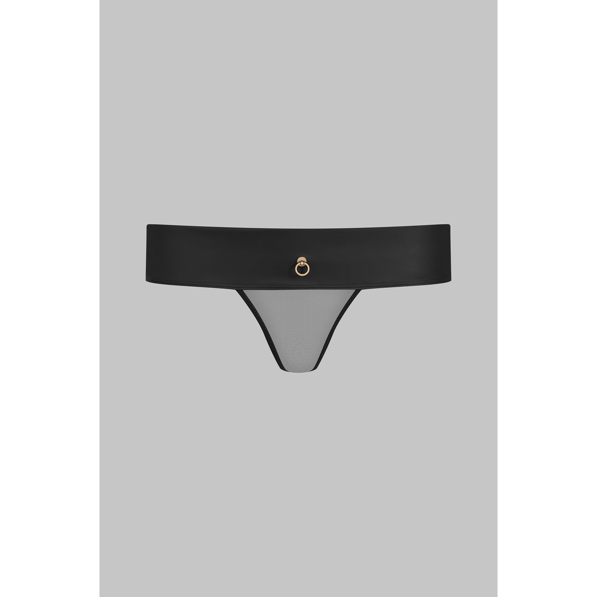 Tanga CHAMBRE NOIRE noir, MAISON CLOSE