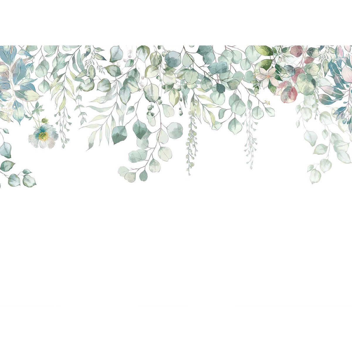 Papier peint jardin bohème intissé, HEXOA