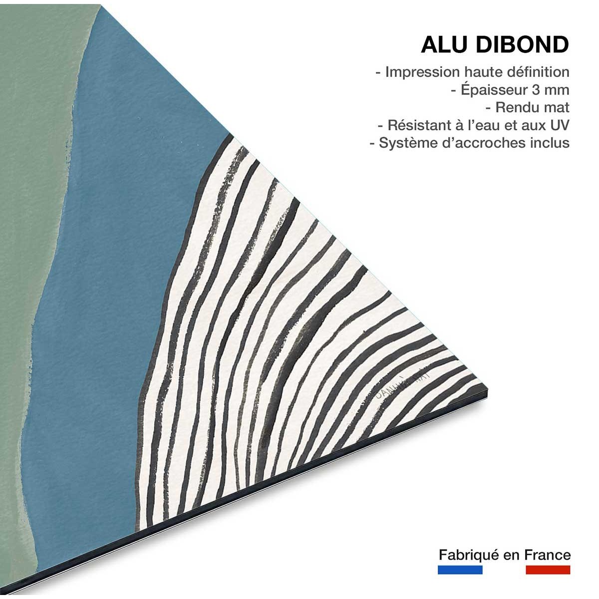 Tableau Retro coloré iv tableau alu dibond, HEXOA