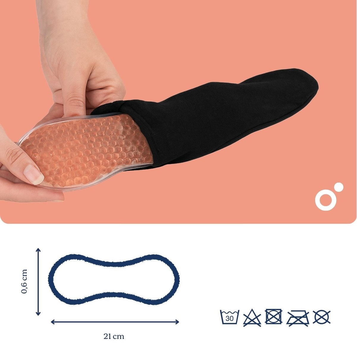 Bande apaisante post-partum Calmy orange, DOOMOO