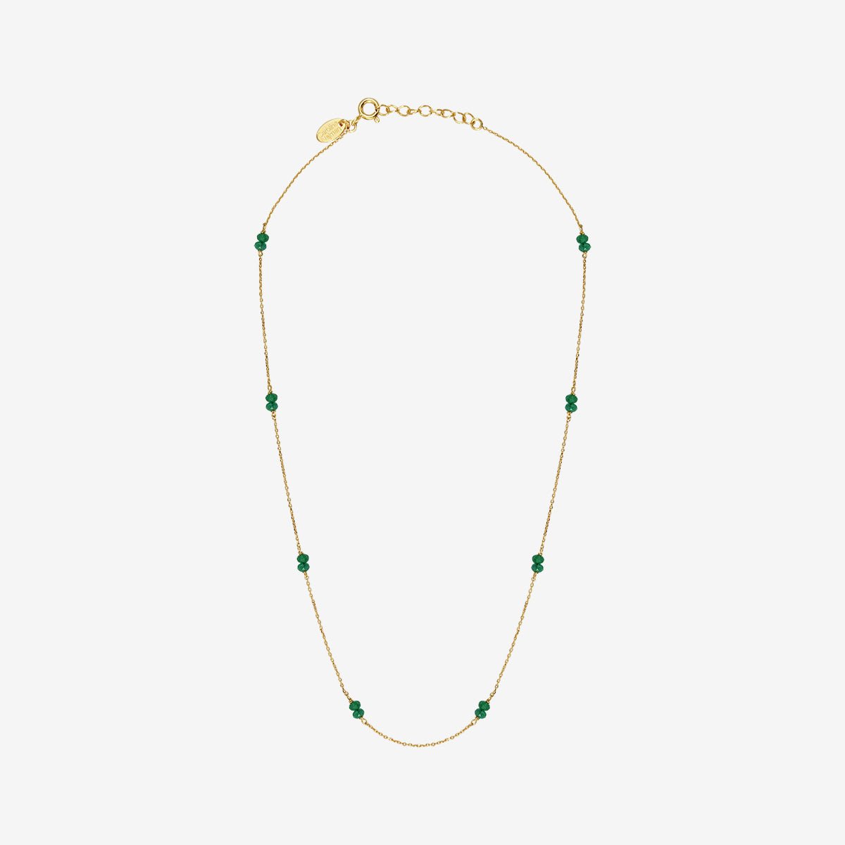 Collier venus agate verte vert, CAROLINE NAJMAN