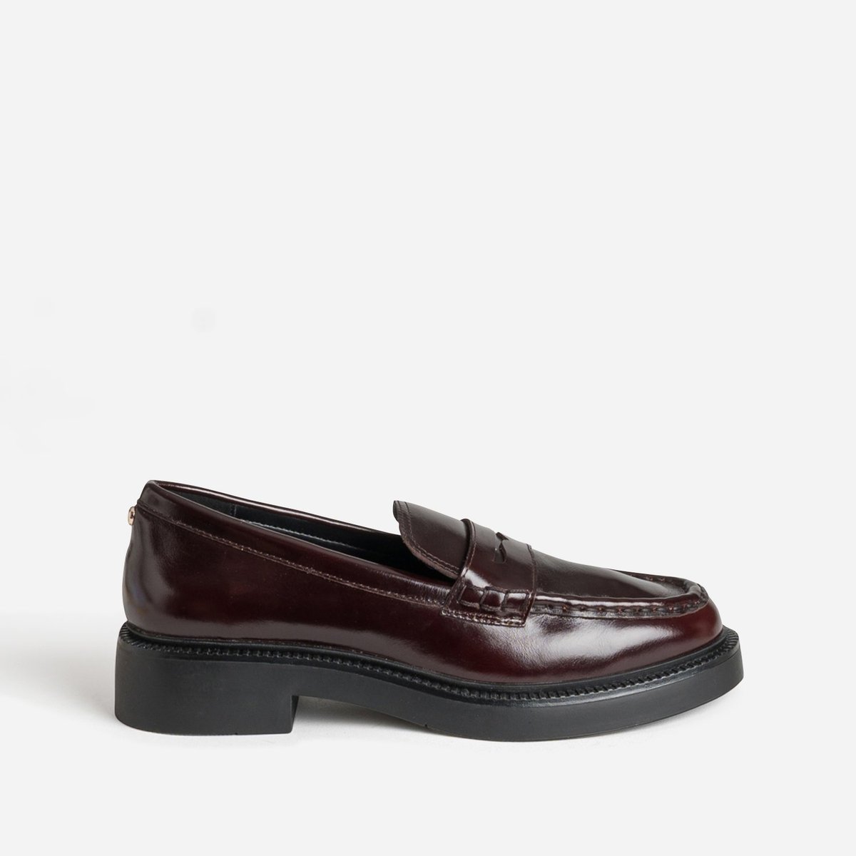 Mocassin en cuir GERALDINE cognac vintage, ERAM