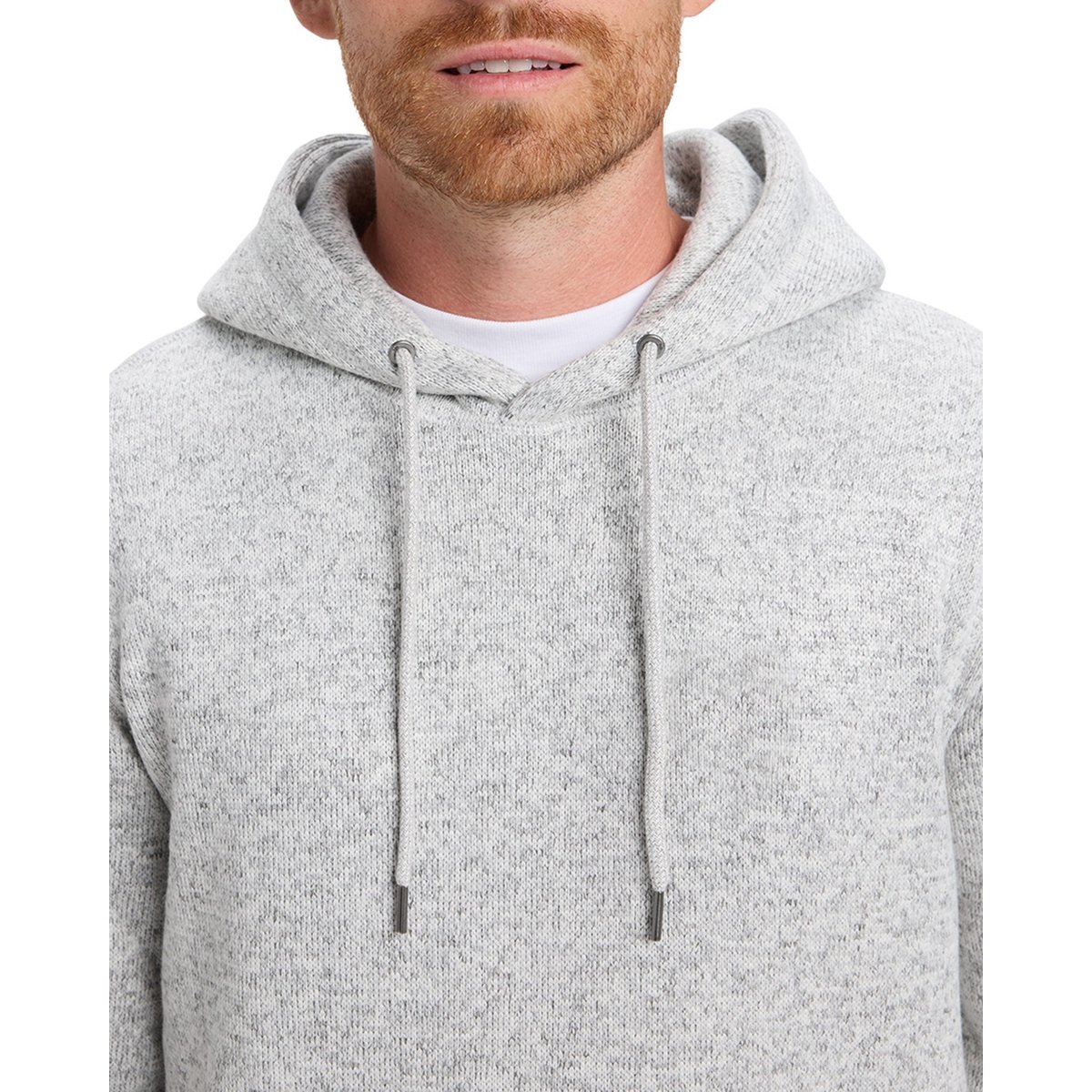 Sweat à capuche KELLER gris light grey heather, QUIKSILVER