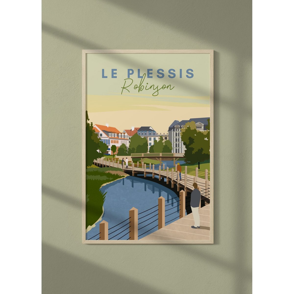 Affiche ville Le Plessis-Robinson blanc, L'AFFICHERIE