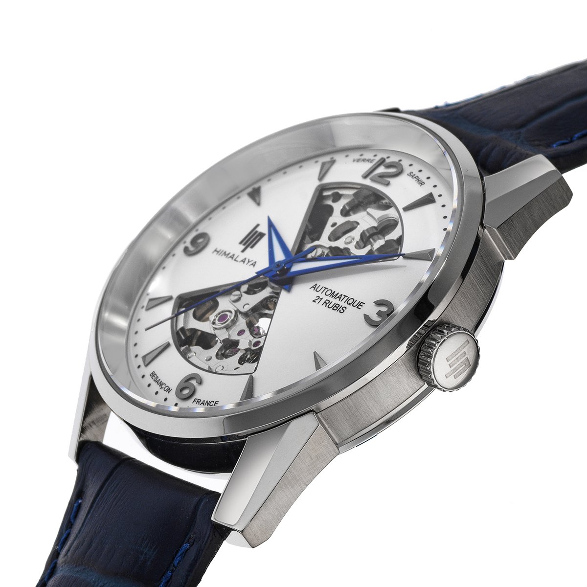 Montre Analogique HIMALAYA argenté argenté bleu foncé, LIP