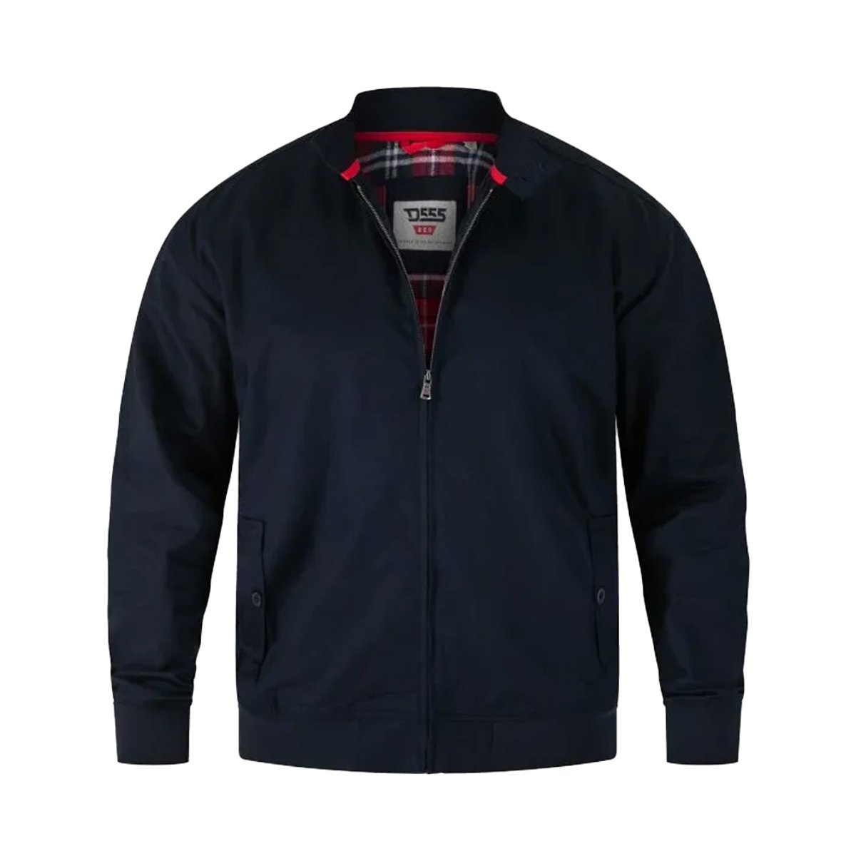 Blouson Harrington grande taille KENT noir, DUKE