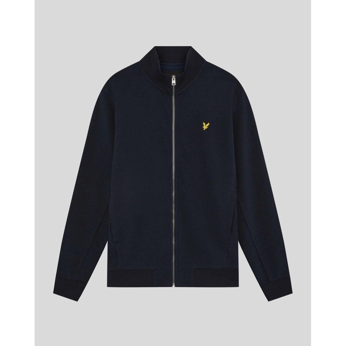 Veste en mélange de coton de survêtement bleu foncé marine, LYLE & SCOTT