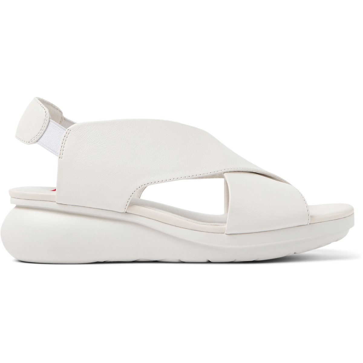 Sandales Balloon cuir blanc, CAMPER