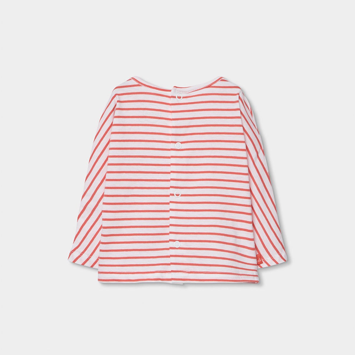 T-shirt bébé coton rayé multicolore, BOBOLI