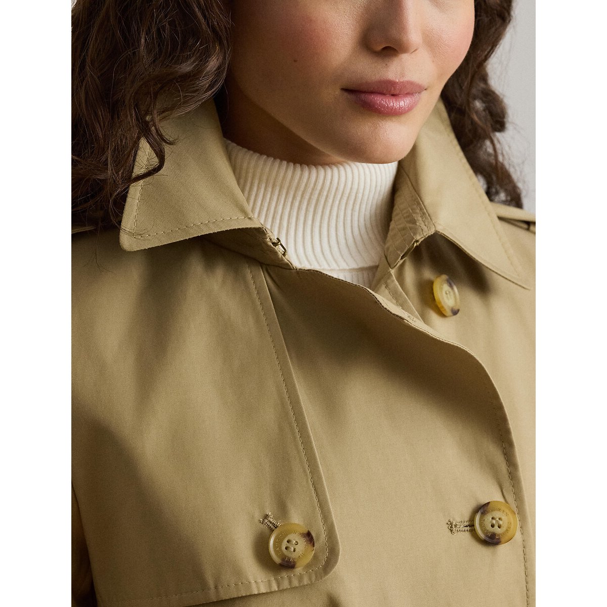 Trench con cintura beige, LAUREN RALPH LAUREN