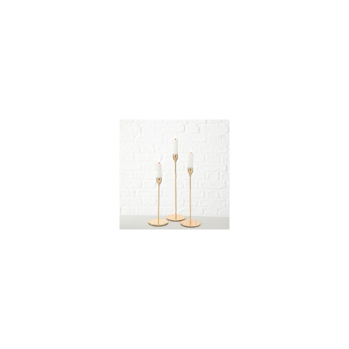 Set de 3 Chandeliers de Table Dorés doré, WADIGA