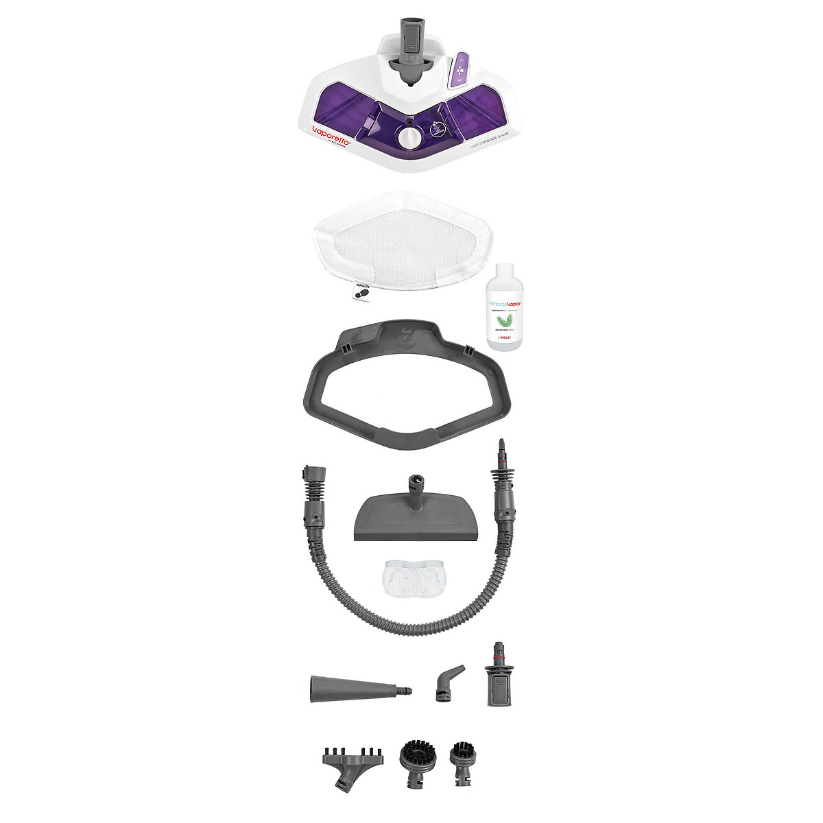 Balai vapeur à main Vaporetto SV440 Double blanc + violet, POLTI