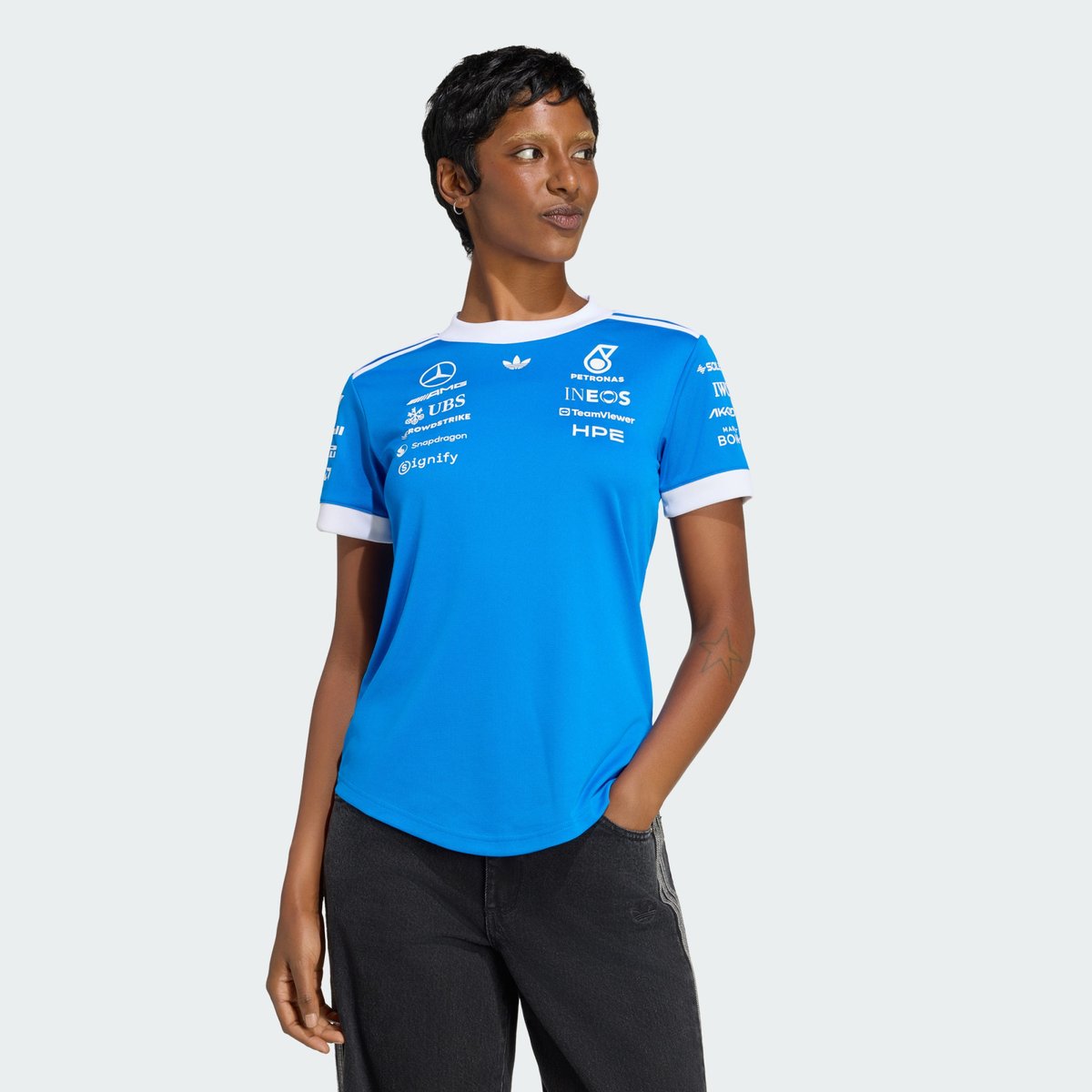Maillot Pilote Mercedes - Amg Petronas Formula 1 Team Blue Wonder Maillot Pilote Mercedes - Amg Petronas Formula 1 Team Blue Wonder blue bird / white, adidas Performance