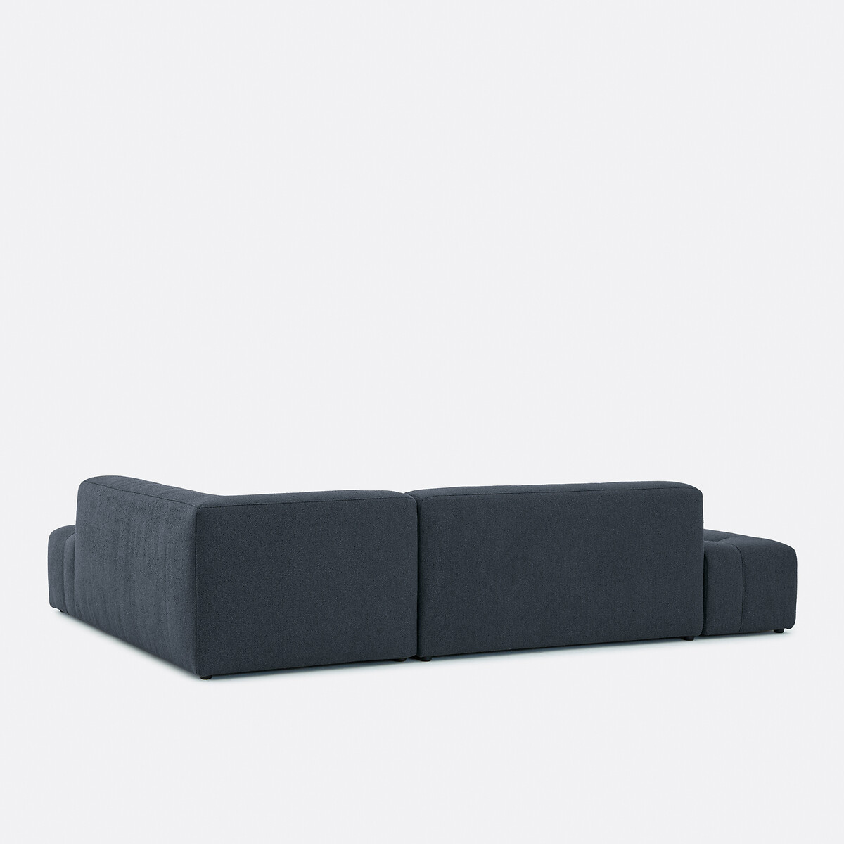 Sofá cama recto, de rizo fino, FANO azul , LA REDOUTE INTERIEURS