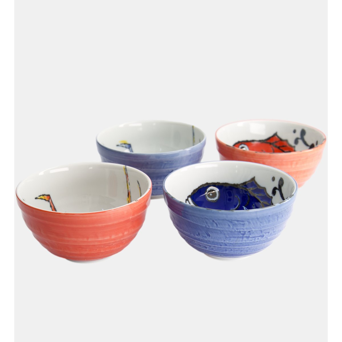 Coffret de 4 bols multicolore, TOKYO DESIGN STUDIO