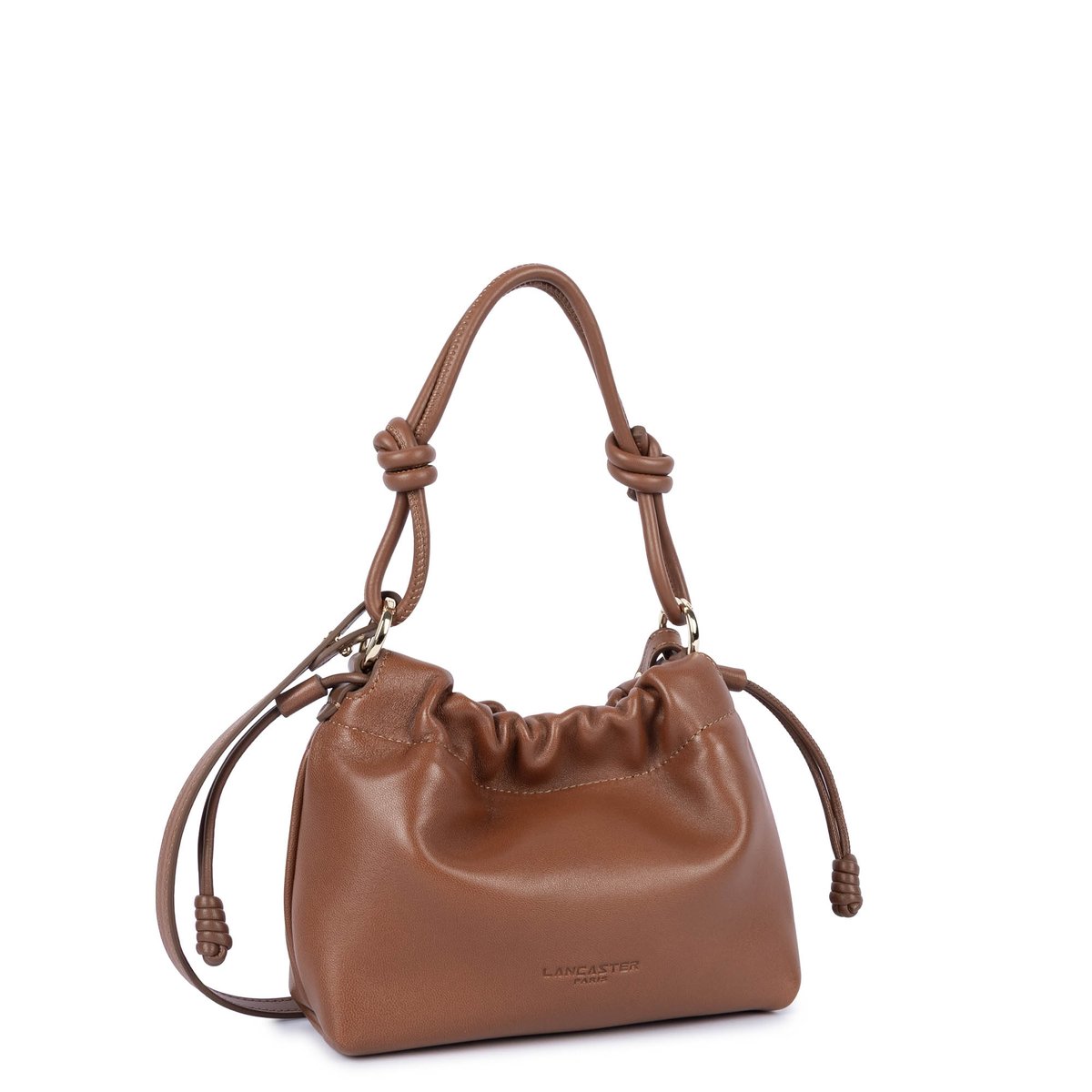 Petit sac besace LUSH cognac, LANCASTER