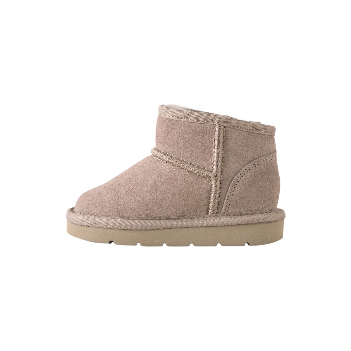 Bottes à enfiler en daim déperlant marron mink, NEXT