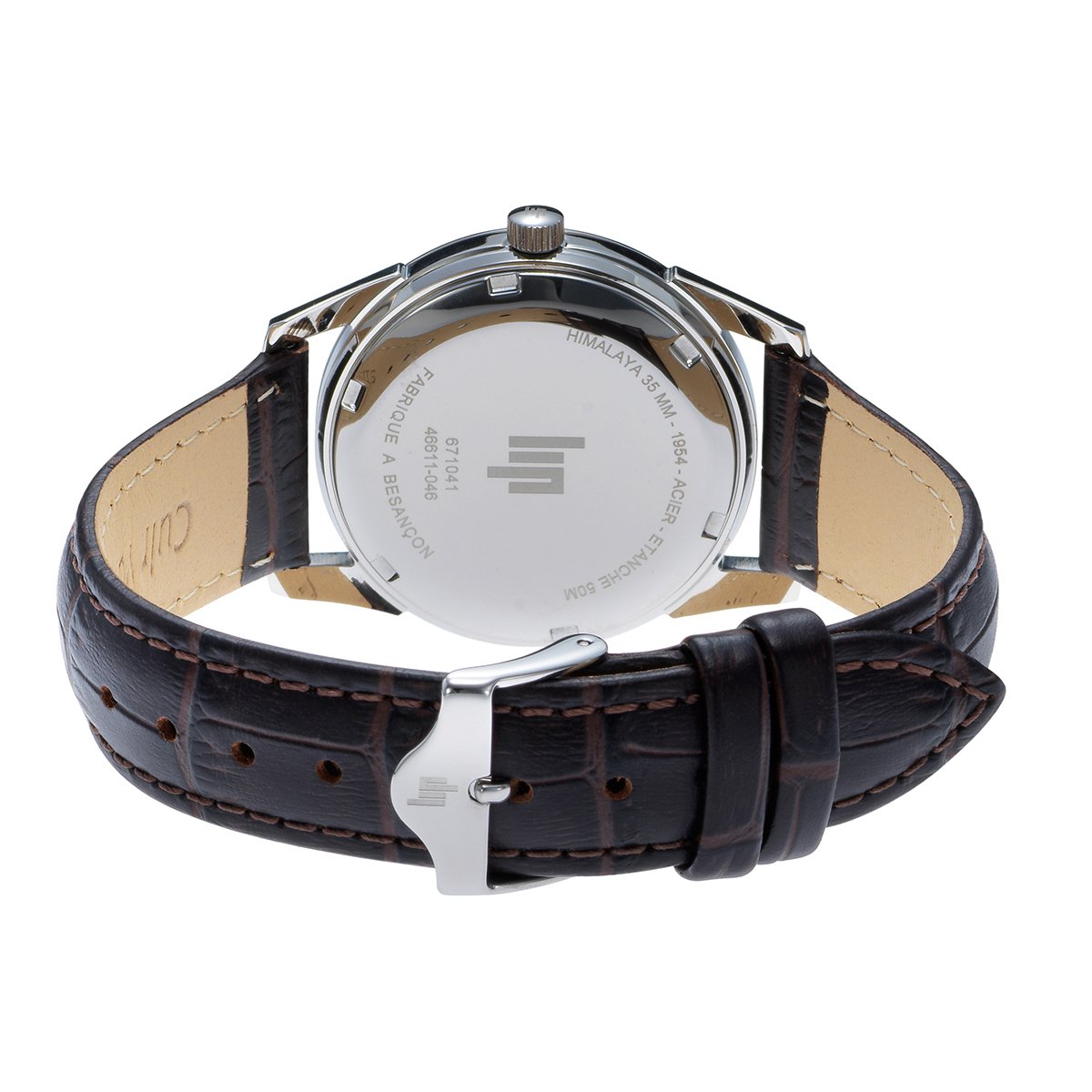 Montre Analogique  HIMALAYA argenté argenté marron, LIP