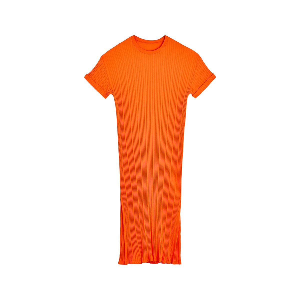 Robe coton plissée orange, WE ARE JOLIES