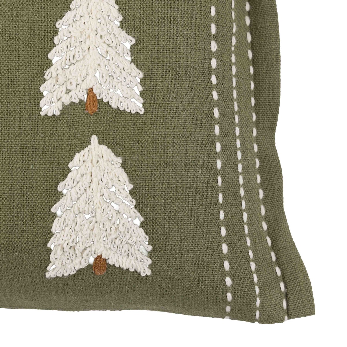 Woodland Tree Embroidered Cushion green, ÉDITÉ