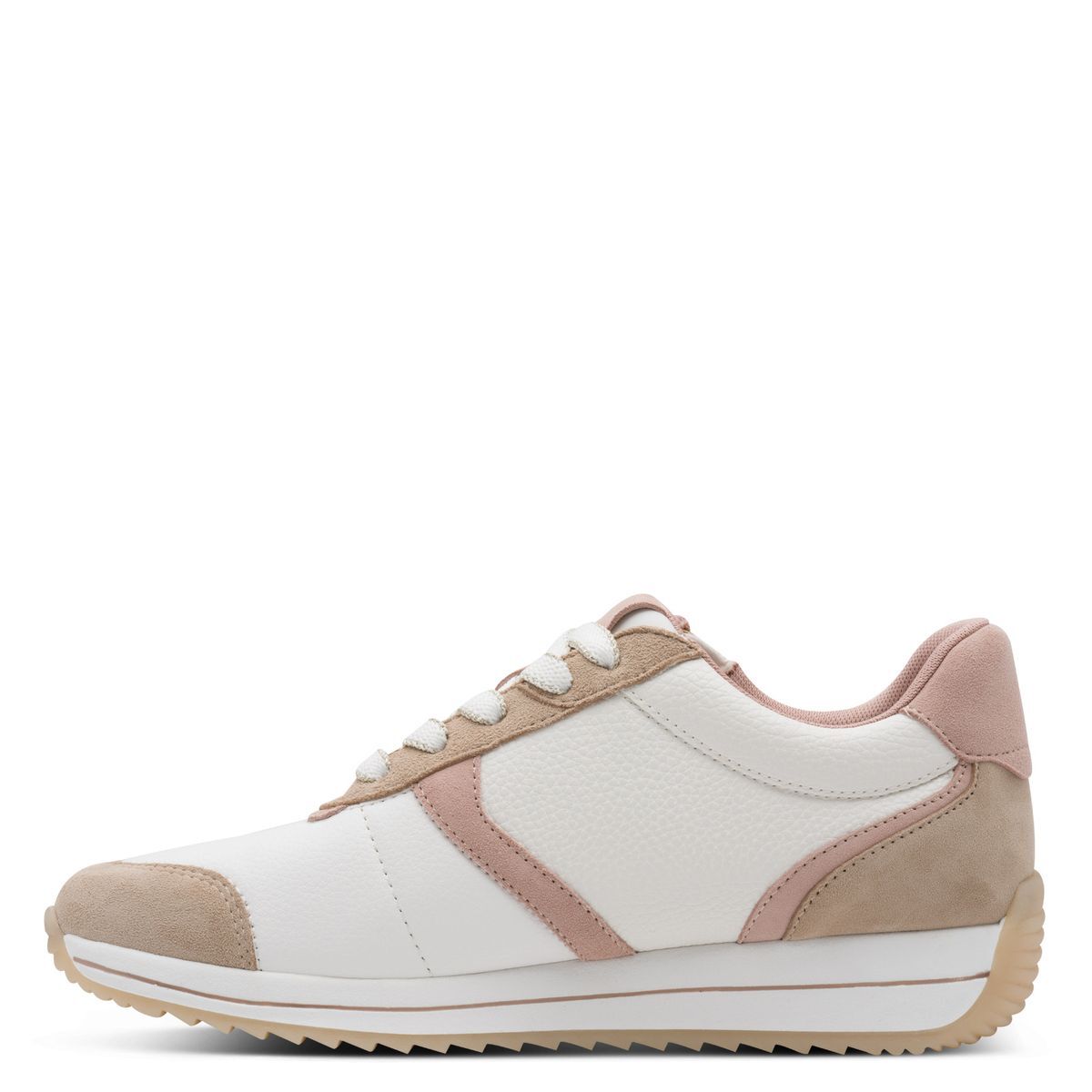 Basket femme beige rose, TAMARIS