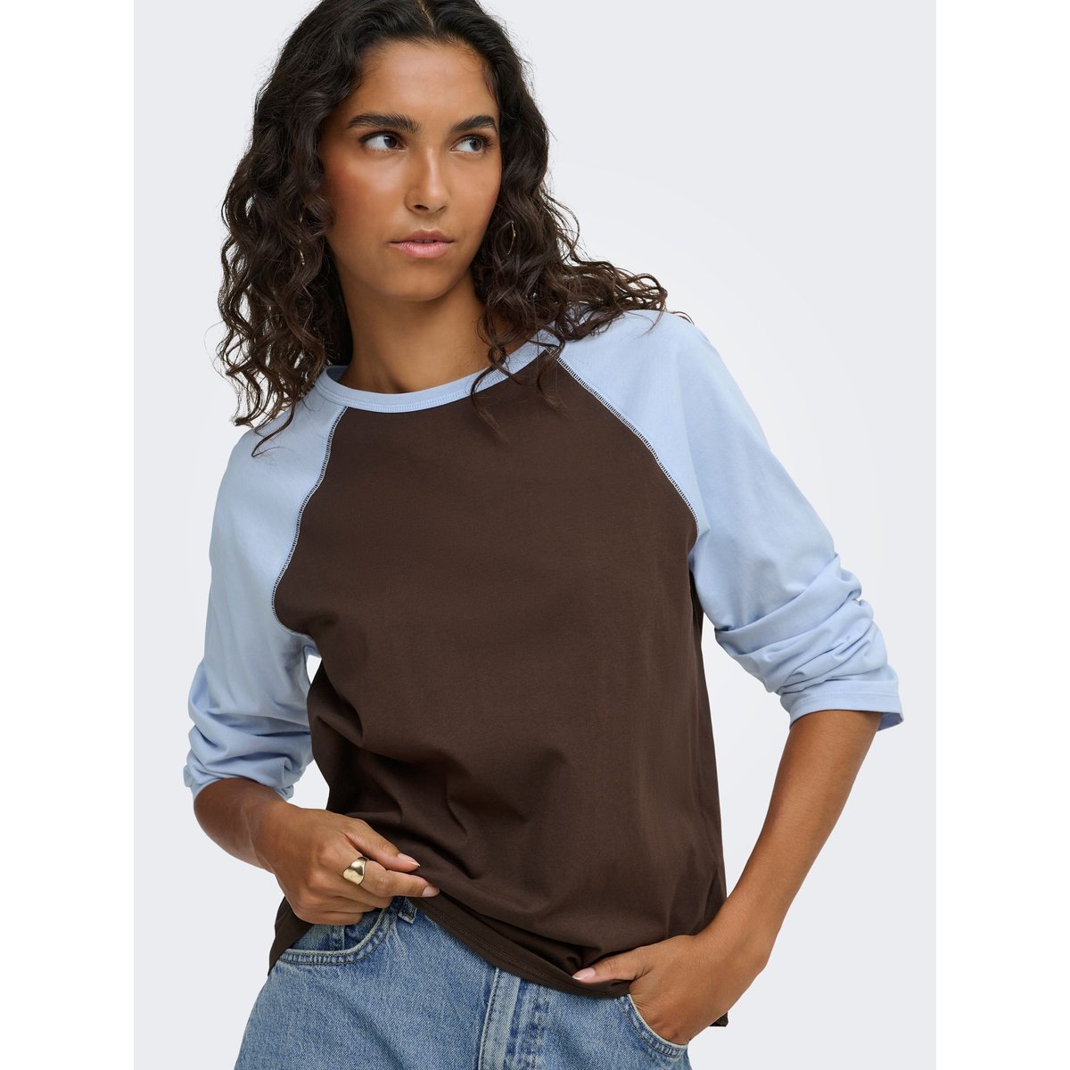 Top marron - coffee bean 1, JDY