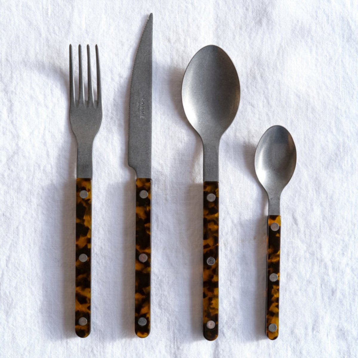 Ménagère 24 pièces, Bistrot Vintage effet écaille, SABRE