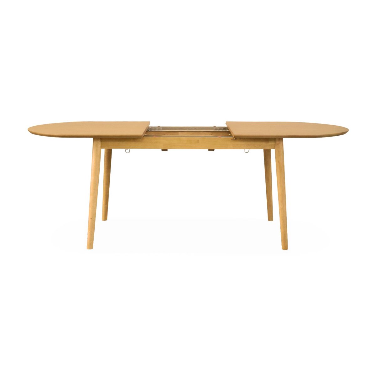 Table à manger extensible Lisa 6 à 8 places naturel, SWEEEK