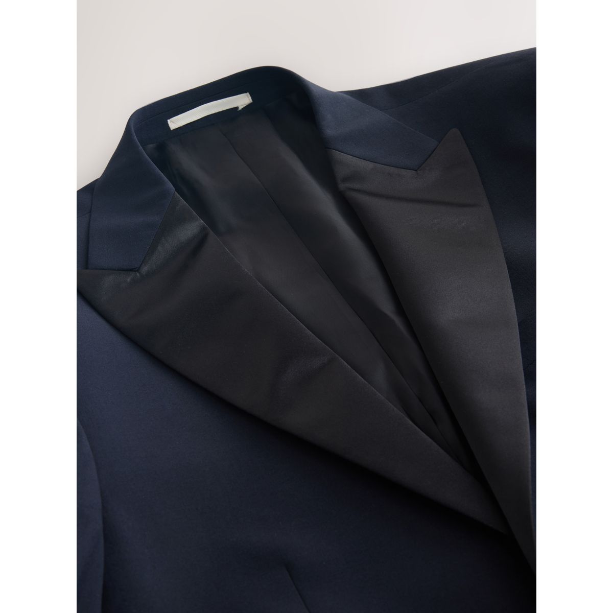 Veste de smoking motionflex en laine mélangée bleu marine, NEXT