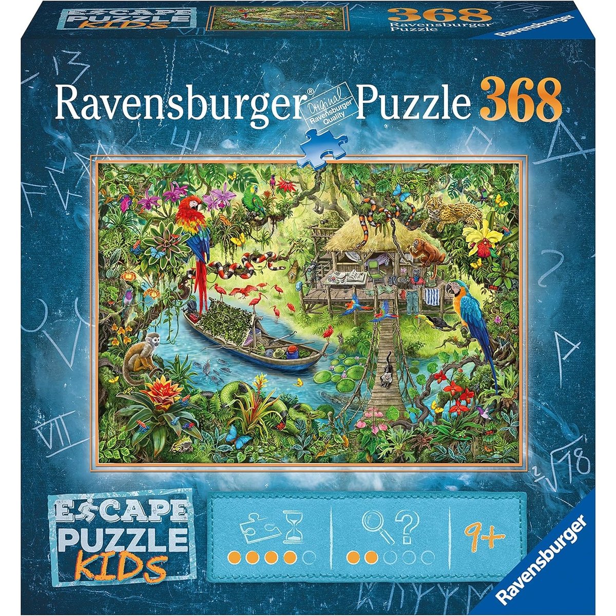 Escape Puzzle Kids - Safari bleu, RAVENSBURGER