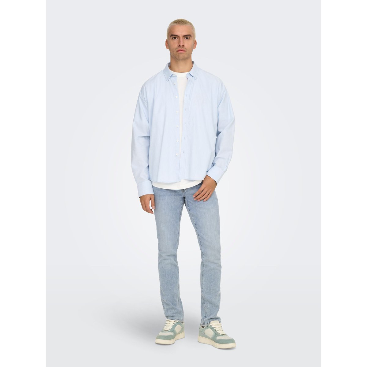 Jean Slim light blue denim, ONLY & SONS