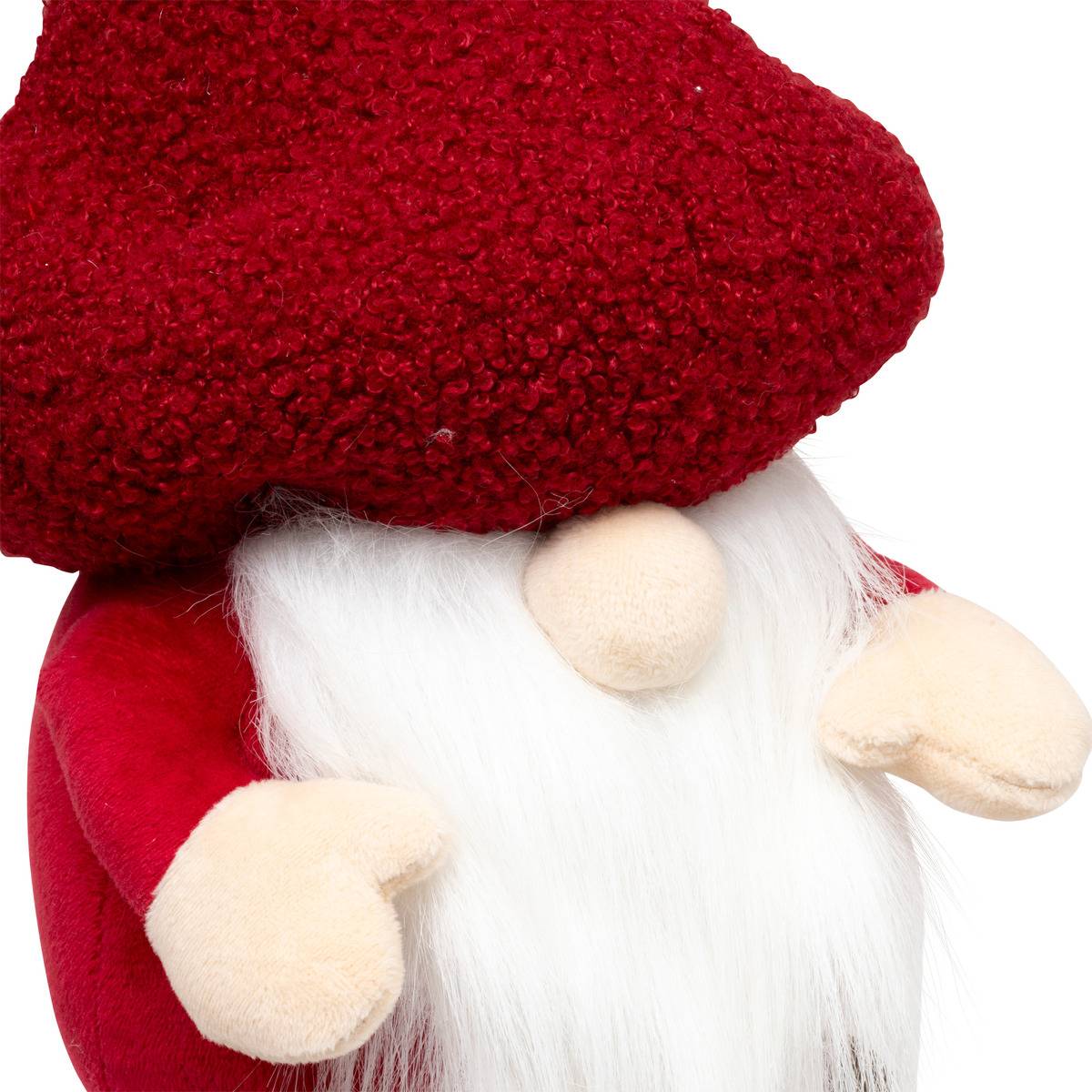 Cale-porte gnome champignon rouge foncé, FEERIC LIGHTS & CHRISTMAS