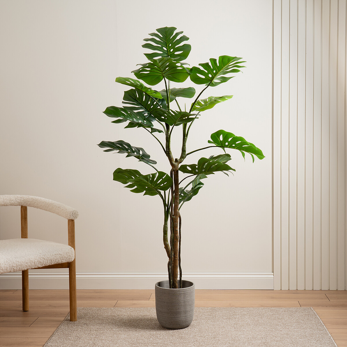 160cm Artificial Real Touch Monstera green, SO'HOME