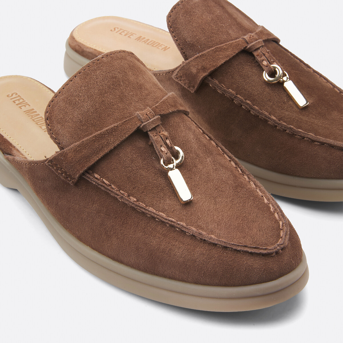 Mocassini mule in pelle scamosciata Patrizia marrone, STEVE MADDEN