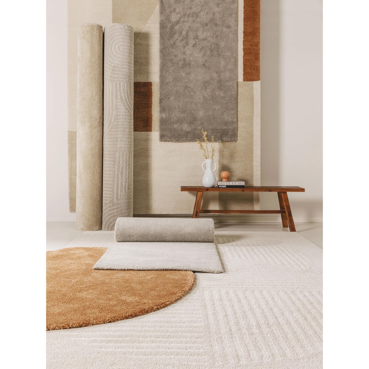 Tapis TACOMA gris clair, BENUTA 