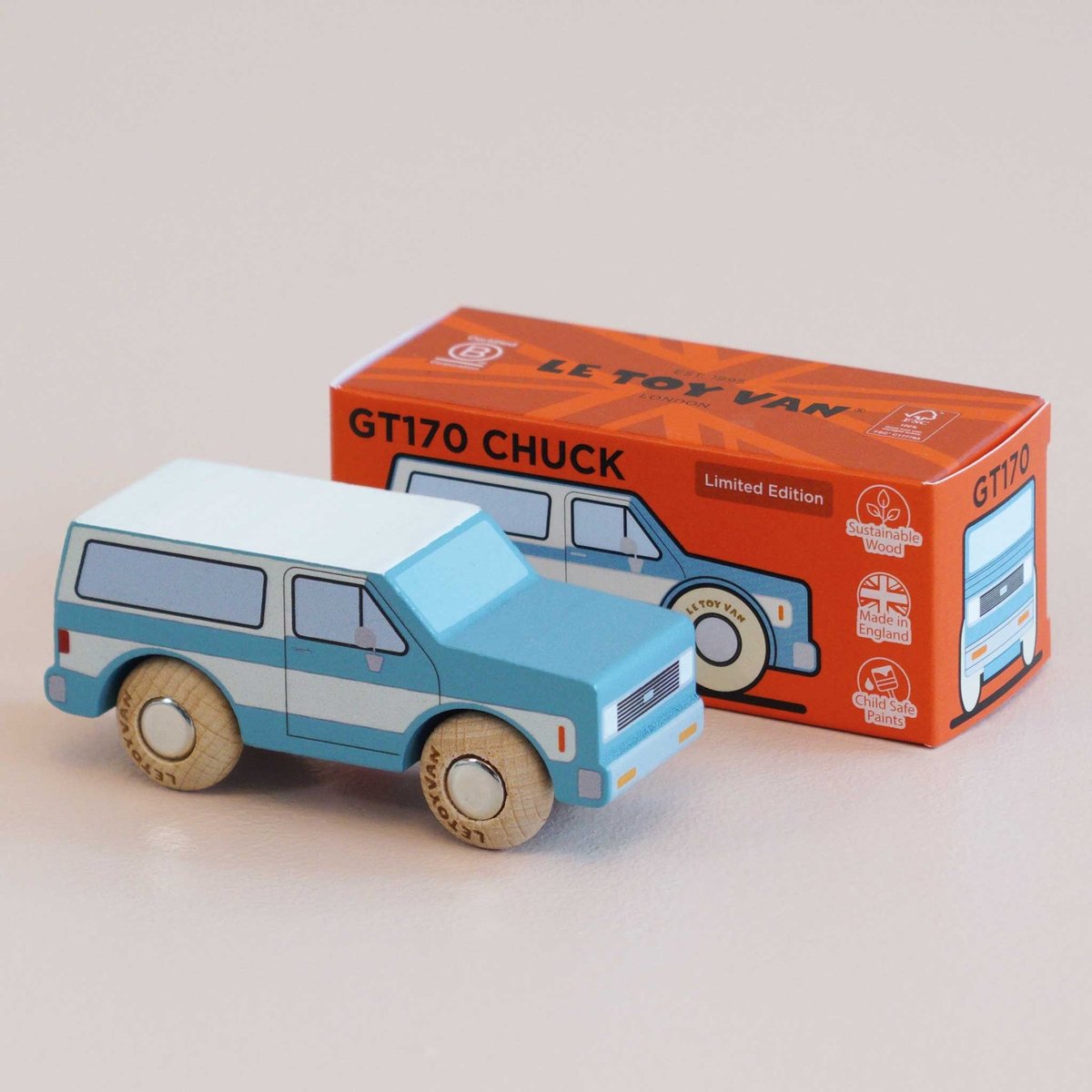 Voiture Chuck No 31 bleu, LE TOY VAN